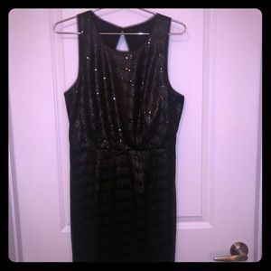 BCBG Maxazria black  sequin party dress! New!